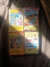 4 MC Kassetten Hörspiel Sammlung  Asterix Goten Hui Buh Europa 