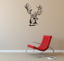 Wandtattoo - Hirsch - Tier - Geweih - verschiedene Größen und Farben