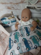 Puppenbettwäsche Auto