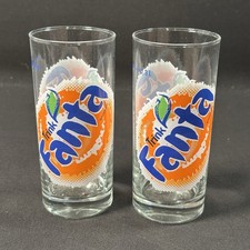 2x Fanta Gläser 0,3 L Glas
