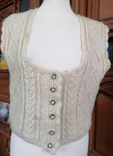 Strickweste Trachten Wolle Gr