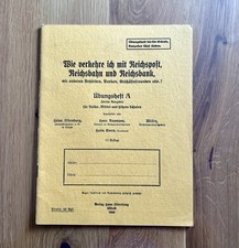 Übungsheft A 1942 Wie