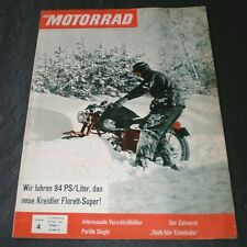 Das Motorrad 04/61 Test Kreidler Florett Super 50, Parilla Slughi, Sachs-3-Gang