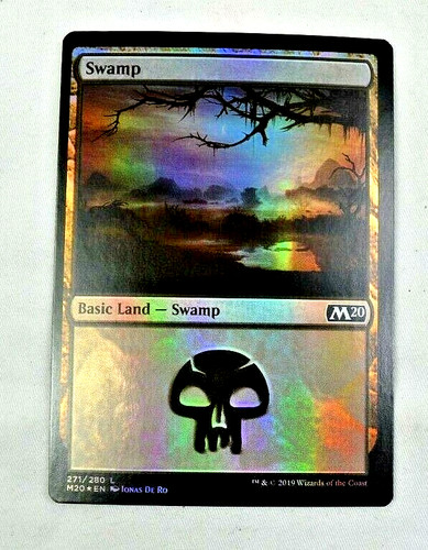 Sammelkarten karte swamp - sammelkarten,