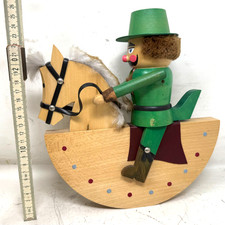 Reiterlein Husar Nussknacker Erzgebirge 26/24cm DDR aus Sammlung /P30.9/11