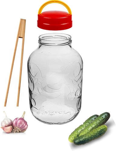 Einweckglas mit zangen - 5l,