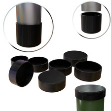 Rohrkappe Rundkappe Endkappe Abdeckung Rohr 16mm - 70mm Abdeckkappe Gummi Zaun