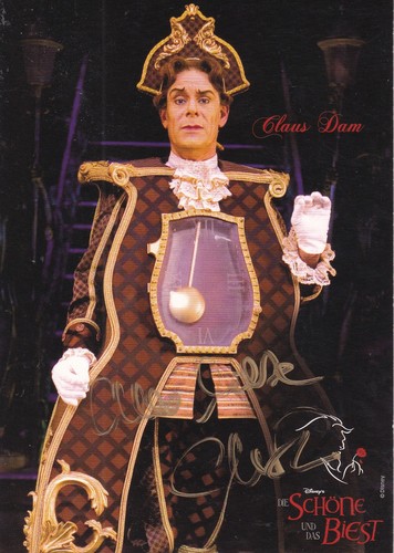 Autogramm claus dam musical - autogramm,