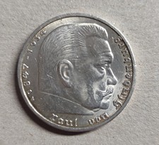 5 Reichmark-Münze - Deutsches Reich - Paul von Hindenburg - 1936 A - Silber -