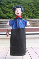 Dresdner Künstlerhandpuppe Expertic „Max“ (Max und Moritz) ca. 38 cm, ohne OVP