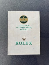 Rolex Garantie Zertifikat -