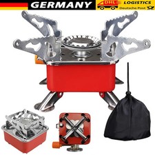 Mini Campingkocher 2800W Winddicht Outdoor Camping Gas Kocher Faltbar Herd DE
