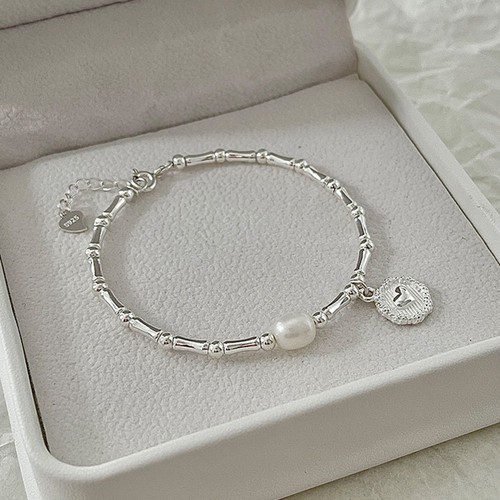Modernes silberarmband mit - silberarmband,