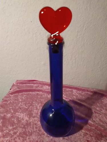 Edle glasflasche mit - edle,