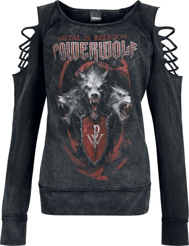 Powerwolf sweatshirt damen - sweatshirt,