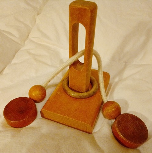 Knobelspiel holz rätsel - holz,