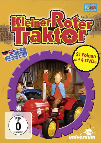 Kleiner roter traktor - roter,