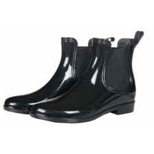 Schuhe Jodhpurstiefel aus PVC -Bremerhaven- Lack Elastik HKM 10212 NEU