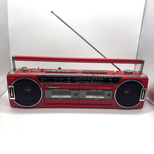 SANYO M W 700L Vintage Ghettoblaster Kassetten Rekorder Radio Recorder Boombox