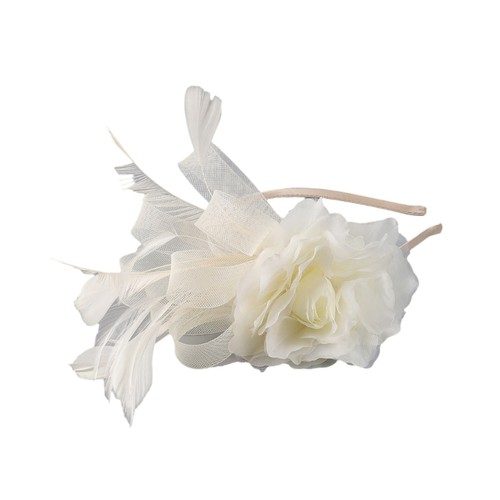 Feather fascinator hat with - feather,