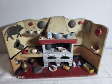 kleine antike französische Rauchfang Puppenküche