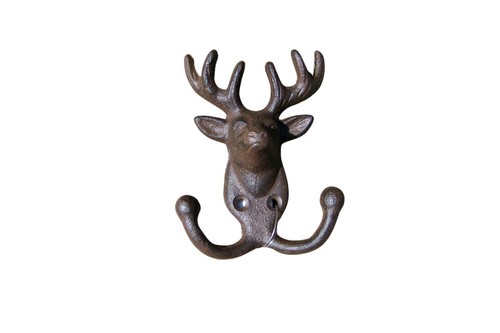 Doppel wandhaken hirsch neu - hirsch,