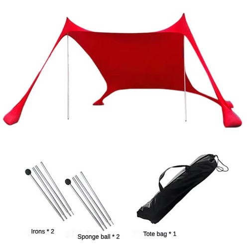 Strand und campingzelt - strand-,