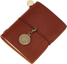 Leder Tagebuch Notizbuch Klein