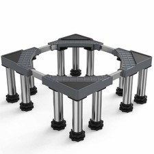 DEWEL Waschmaschine Sockel Verstellbare Rostfreier Stahl Podest für