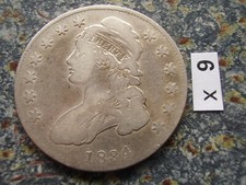 USA half Dollar 1834 Capped