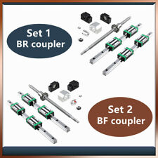 HGR15/20 Linearführung Linear Rail +SFU1605/1204/2005 Kugelumlaufspindel Set CNC