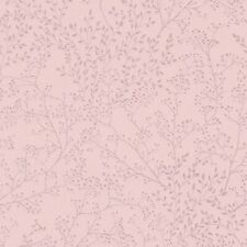 Profhome 381002-GU Landhaus Tapete Floral dezent schimmernd rosa 5,33 m2