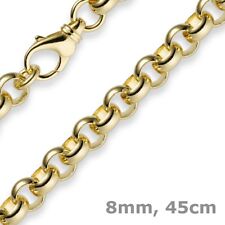 8mm Kette Collier Erbskette