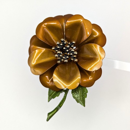 Große vintage brosche - große,
