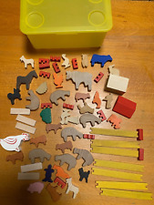 HOLZSPIELZEUG Bauernhof, 64 Teile + Box
