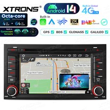 7 Zoll Android 14 Autoradio 4G+64G GPS Navi DVD Carplay WiFi für Seat Leon Ibiza