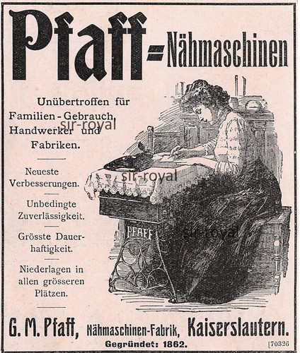 Pfaff nähmaschinen - nähmaschinen,