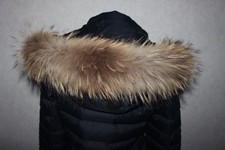 Pelzstreifen Waschbär Kragen