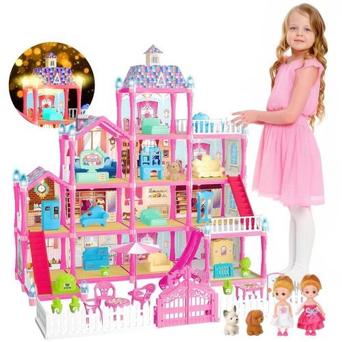 Puppenhaus mit möbeln und - mit,