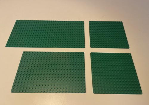 Lego bauplatte grün - 4x,