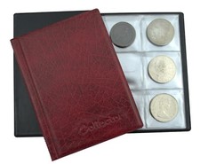 Rotes münzalbum für - rotes,