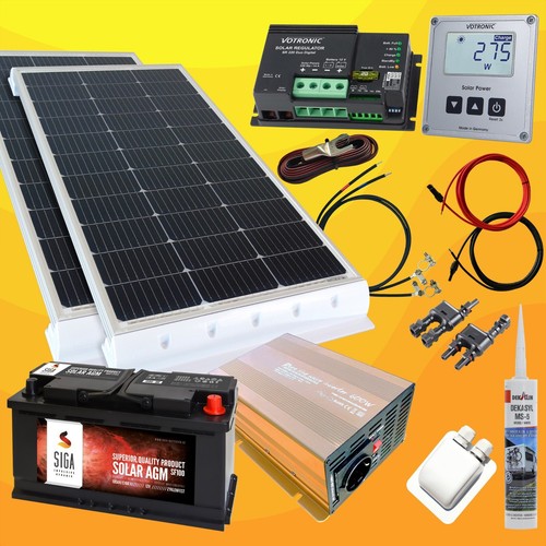 Wohnmobil solaranlage set 200 - wohnmobil,
