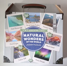 7 x Puzzle in Box - 1000 750 500 Teile - Motive Natur Naturwunder Landschaften