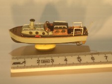 Barkasse Dampfboot - Handarbeitsmodell, Rarität - Spur N