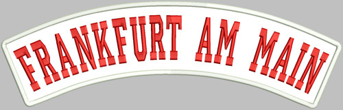 Frankfurt main aufnäher - frankfurt,