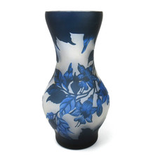 Tolle Cameo-Glas Vase im Stile