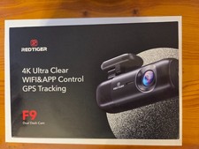Dashcam REDTIGER 4K Ultra Clear WIFI&APP Control GPS Tracking F9 Dual Dash Cam