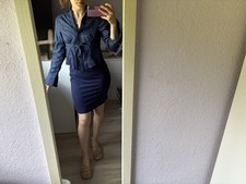 Blaue Bluse Mit Weißen