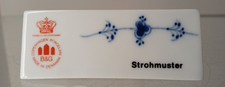 Bing & Grondahl Händler Schild Werbung Aufsteller Porzellan Strohmuster