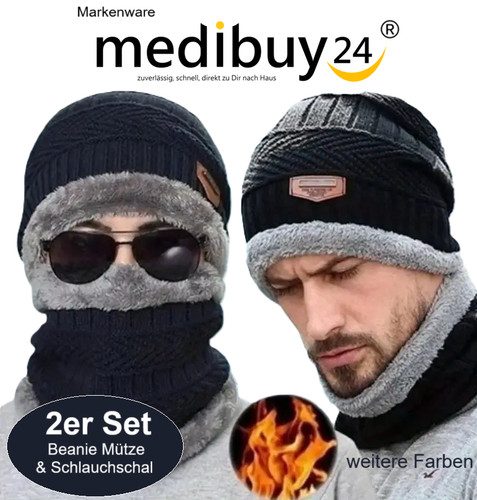Beanie mütze loop schal - beanie,